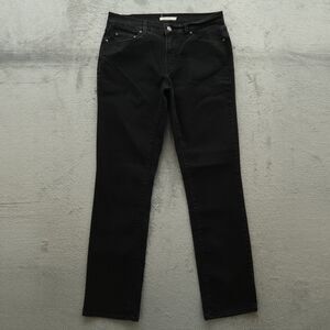 Levi's 505 Jeans Women's Size 8M Faded Black Mid-Rise Straight Denim 31" Inseam